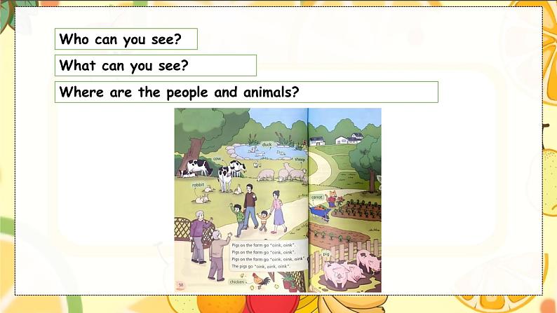 Unit6 On the farm class lead-in & cartoon time（课件）-2024-2025学年译林版（三起）（2024）英语三年级下册第7页