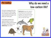 北京版英语六下Unit3《Let's live a low-carbon life Lesson12》课件+素材