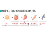 小学英语新湘少版三年级下册Unit 6 There is an egg here第二课时作业课件2025春