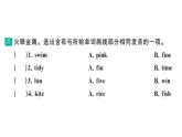 小學(xué)英語新湘少版三年級(jí)下冊(cè)Unit 8 Children's Day第二課時(shí)作業(yè)課件2025春