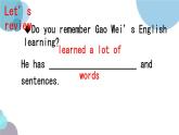 Unit 1 I went to Sanya for my holidays. Lesson 5（課件）人教精通版英語六年級下冊