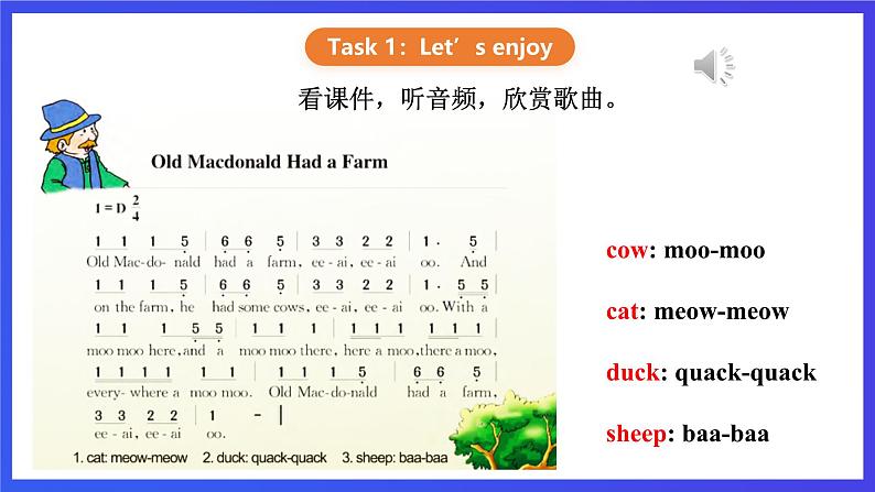 【核心素养】川教版英语三下 《Lesson M Animals on the farm》课件第3页