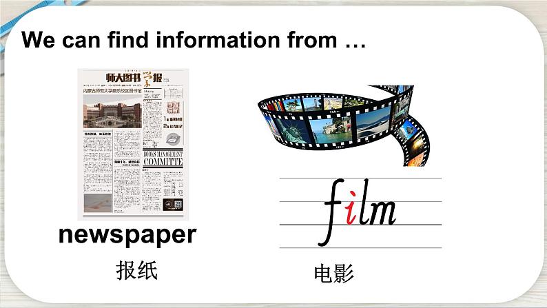 Module 4 Unit 2 We can find information from books and CDs.（课件）外研版（三起）英语五年级下册第5页