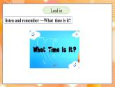 外研版（三起）（2024）英語三年級(jí)下冊(cè) Unit 5  What time is it 第1課時(shí) Get ready-Start up（課件）