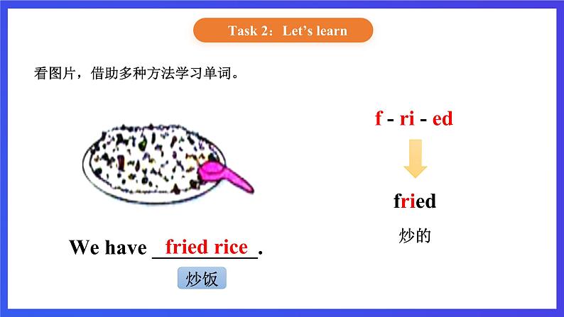 【核心素养】北京版英语二下 Unit 2《What's for breakfast 》Lesson 6  课件第7页