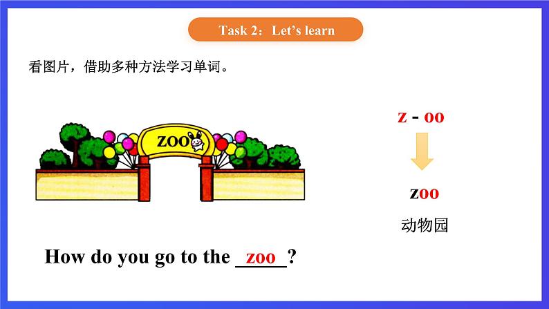 【核心素养】北京版英语二下 Unit 5《How do you go to school》Lesson 17 课件第8页