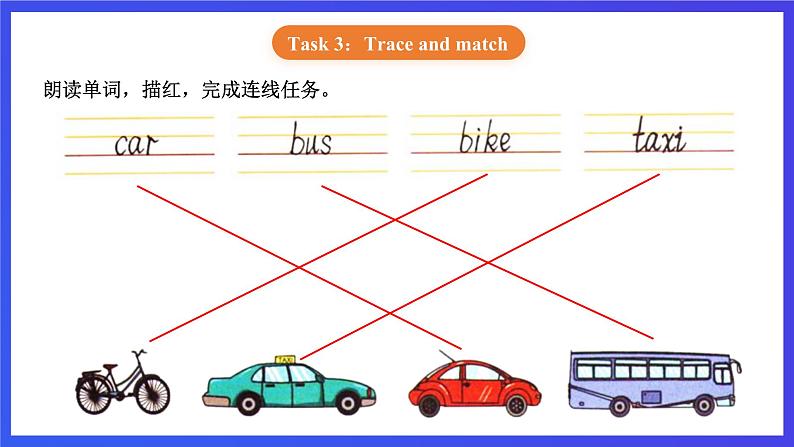 【核心素养】北京版英语二下 Unit 5《How do you go to school》Lesson 20 第二课时 课件第8页