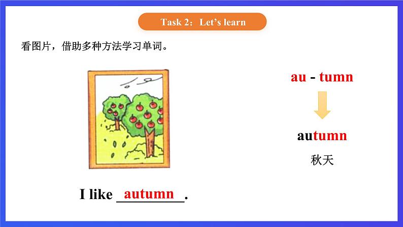 【核心素养】北京版英语二下 Unit 6《Which season do you like》Lesson 22 课件第6页