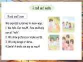 人教PEP版（2024）英语三年级下册 Unit 2 Expressing yourself Part B（3）Read and write（课件+素材）