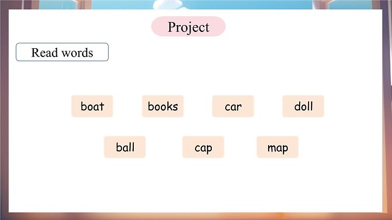 人教PEP版（2024）英语三年级下册 Unit 5 Old toys  Part C  Project（课件）第5页