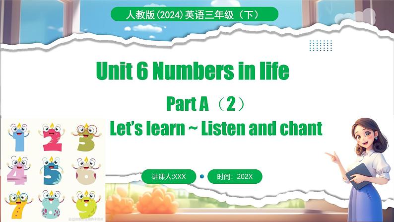 Unit 6 Part A（2）Let's learn~Listen and chant第1页