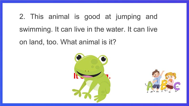 教科版（广州）英语六年级下册Module 2 Unit 3 《What animal is it》 Lesson 3 课件第3页