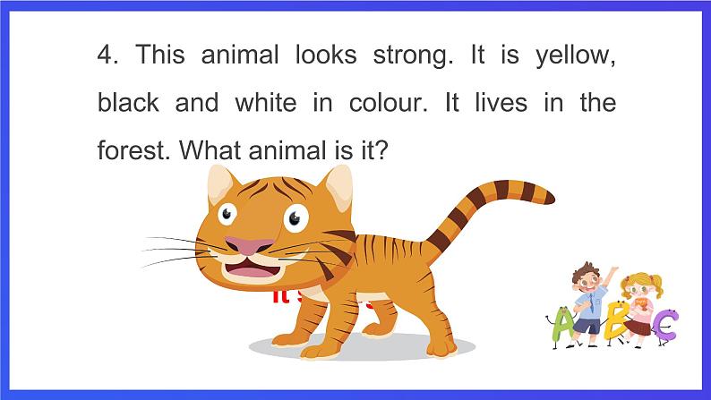 教科版（广州）英语六年级下册Module 2 Unit 3 《What animal is it》 Lesson 3 课件第5页