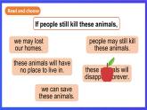 教科版（廣州）英語六年級(jí)下冊(cè)Module 2 Unit 4 《We can save the animals》   Lesson 3 課件