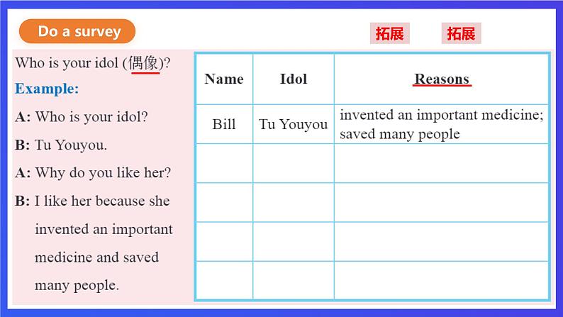 教科版（广州）英语六年级下册Module 3  Unit 6 《Early years of Deng Jiaxian》 Lesson 2课件第8页