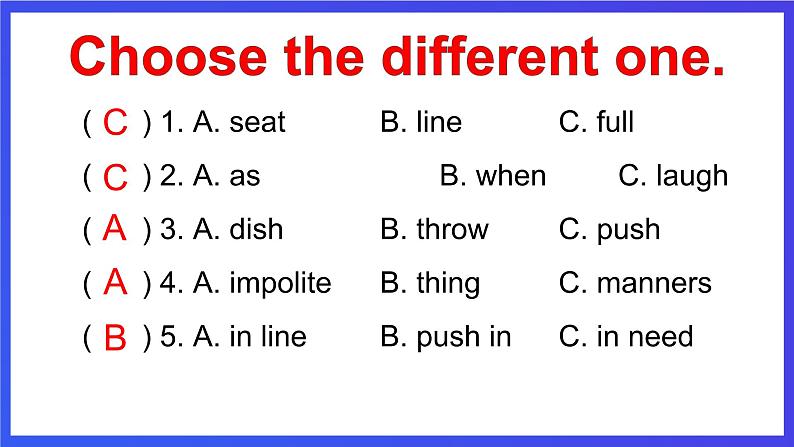 教科版（广州）英语六年级下册Module 4 Unit 8 《The magic words》 Lesson 1 课件第7页