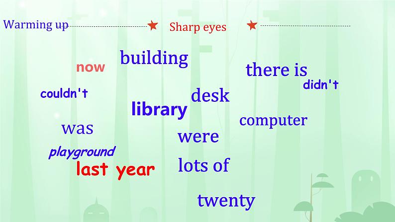 Unit 4 Then and now  Part A Let's learn（课件）人教PEP版英语六年级下册第4页