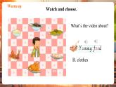 【新課標核心素養(yǎng)】外研版英語三年級下冊Unit3 Yummy food第1課時Get ready & Start up(教學課件+同步教案)