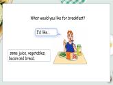 冀教版（三起）（2024）英語三年級(jí)下冊(cè)--Unit 2 Good food, good health Lesson 2(課件+素材）