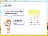 冀教版（三起）（2024）英语三年级下册--Unit 6 My week Lesson 1(课件+素材）