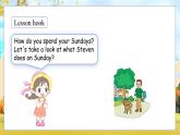 冀教版（三起）（2024）英語三年級(jí)下冊(cè)--Unit 6 My week Lesson 4(課件+素材）