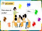 【新教材新课标】pep人教版英语三年级上册Unit5 The colourful world B let's talk（课件+素材）
