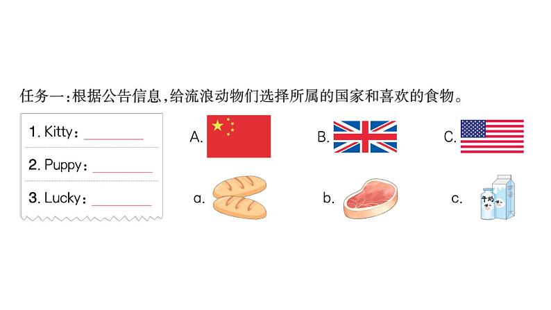 小学英语新人教PEP三年级下册期末（四）综合阅读作业课件2025春第6页