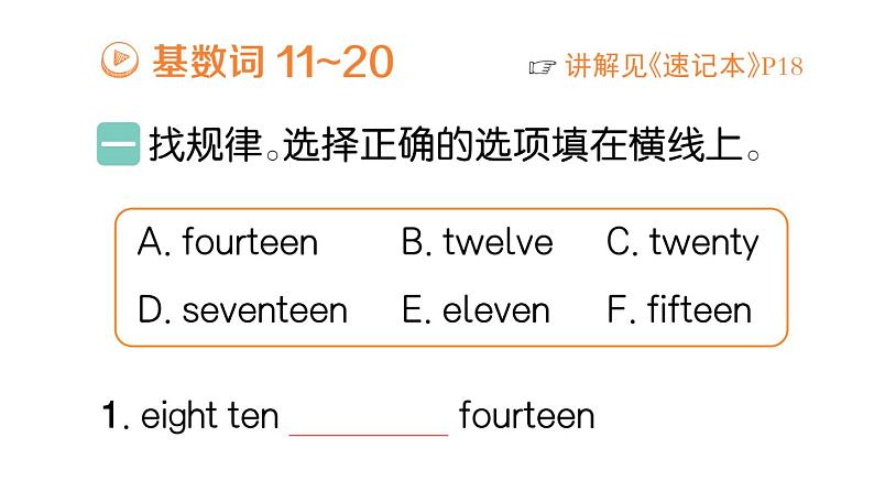 小学英语新人教PEP三年级下册Unit 6 单元重难易错集中练作业课件2025春第2页