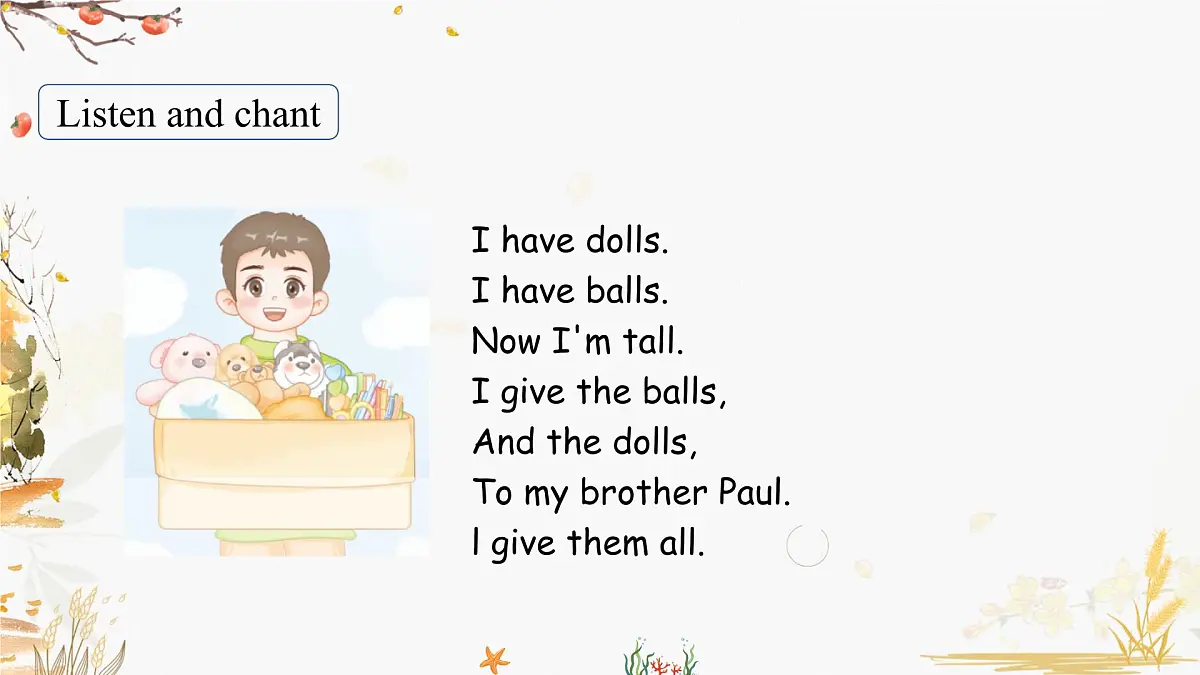 人教版2024英语三年级下册 Unit 5 Part A（1）Let's talk~think and say (PPT课件）第3页