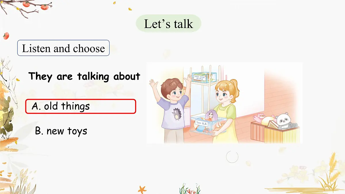 人教版2024英语三年级下册 Unit 5 Part A（1）Let's talk~think and say (PPT课件）第6页