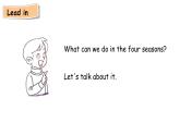 人教版PEP英语五年级下册 Unit 2 My favourite season Part B Let’s learn & Ask and answer（课件+素材）