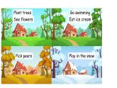 人教版PEP英语五年级下册 Unit 2 My favourite season Part B Let’s learn & Ask and answer（课件+素材）