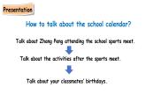 人教版PEP英语五年级下册 Unit 3 My school calendar Part A Let’s try & Let’s talk（课件+素材）