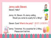 冀教版小學英語六年級下冊Lesson 21 A Party for Li Ming課件+教案