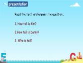 Unit 3 Lesson 14  Are You Short or Tall？（課件）冀教版（三起）英語(yǔ)四年級(jí)下冊(cè)