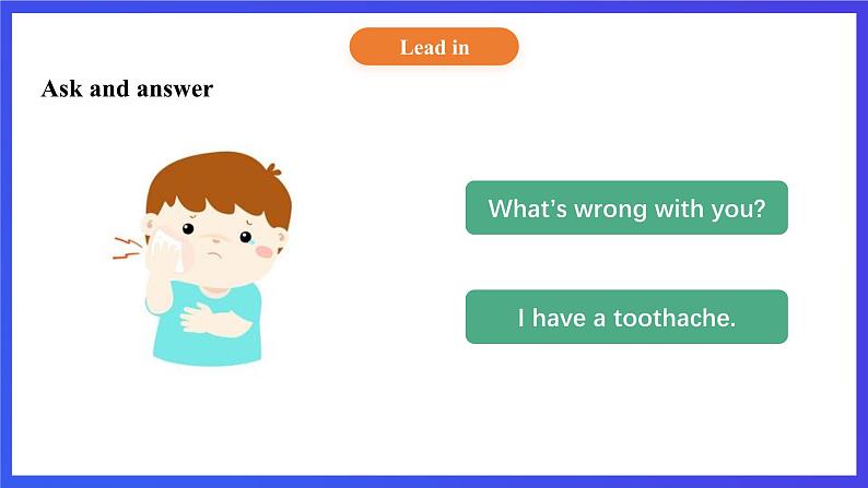 【核心素养】北京版英语四下 Unit 2《What's wrong with you？》Lesson 6 课件第7页