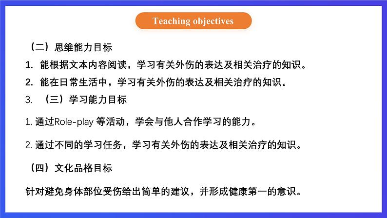 【核心素养】北京版英语四下 Unit 2《What's wrong with you？》Lesson 7 课件第3页