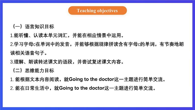 【核心素养】北京版英语四下 Unit 2《What's wrong with you？》Lesson 8 课件第2页