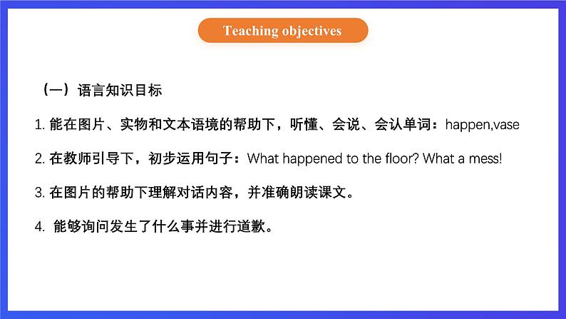 【核心素养】北京版英语四下 Unit 7《What happened to the floor？》Lesson 25 课件第2页