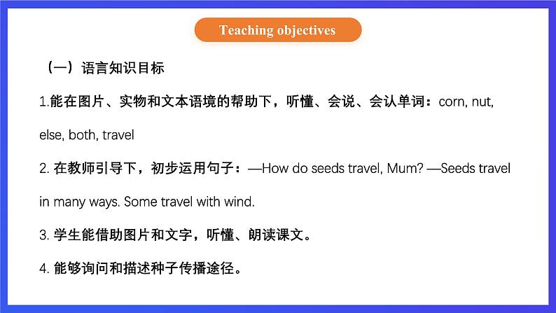 【核心素养】北京版英语五下 Unit 3《How do seeds travel？》Lesson 11 课件第2页