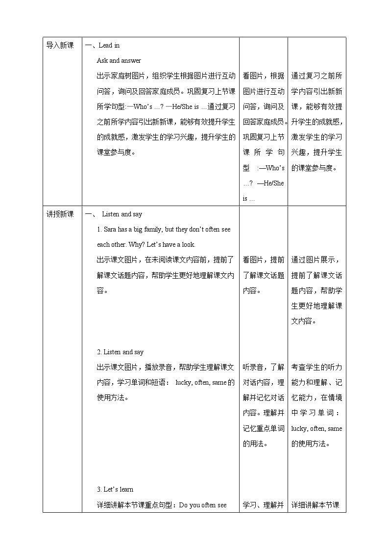 【核心素养】北京版英语五下 Unit 5《How do seeds travel？》Lesson 17 教案第2页