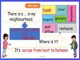 人教版（新起點(diǎn)）英語(yǔ)四下 Unit 1 Neighbourhood lesson 2 課件+教案+練習(xí)+素材