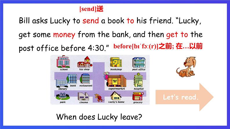 人教版（新起点）英语四下 Unit 1 Neighbourhood lesson 3 课件第8页