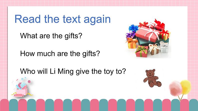 冀教版小学英语六年级下册Lesson 19 Buying Gifts课件第8页