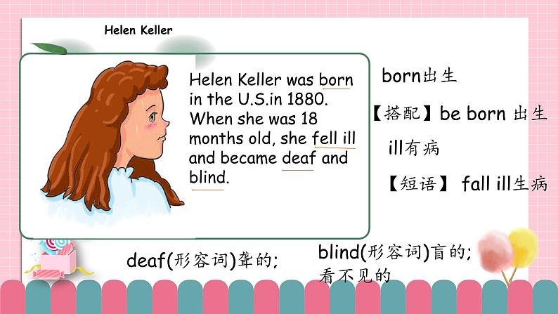 冀教版小学英语六年级下册Lesson 12 Helen keller课件第4页