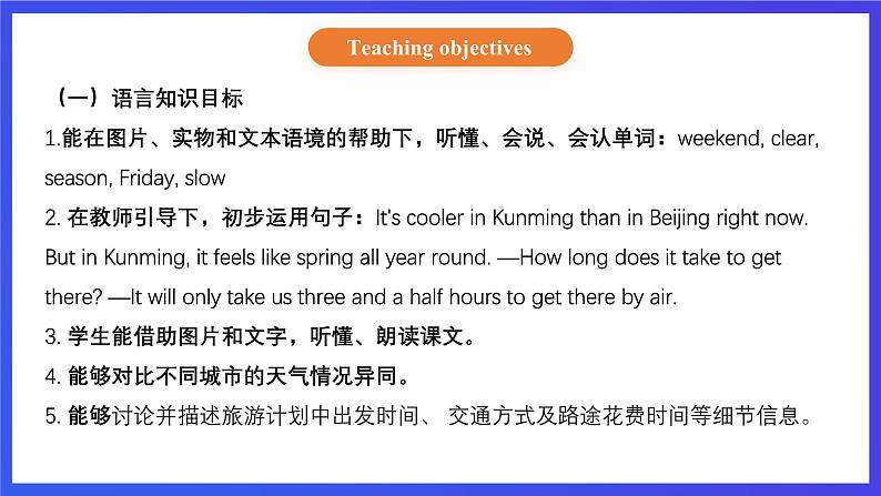 【核心素养】北京版英语六下 Unit 4《What's the weather like？》Lesson 14 课件第2页