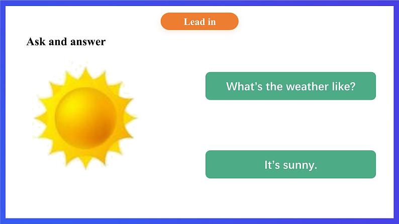 【核心素养】北京版英语六下 Unit 4《What's the weather like？》Lesson 14 课件第5页