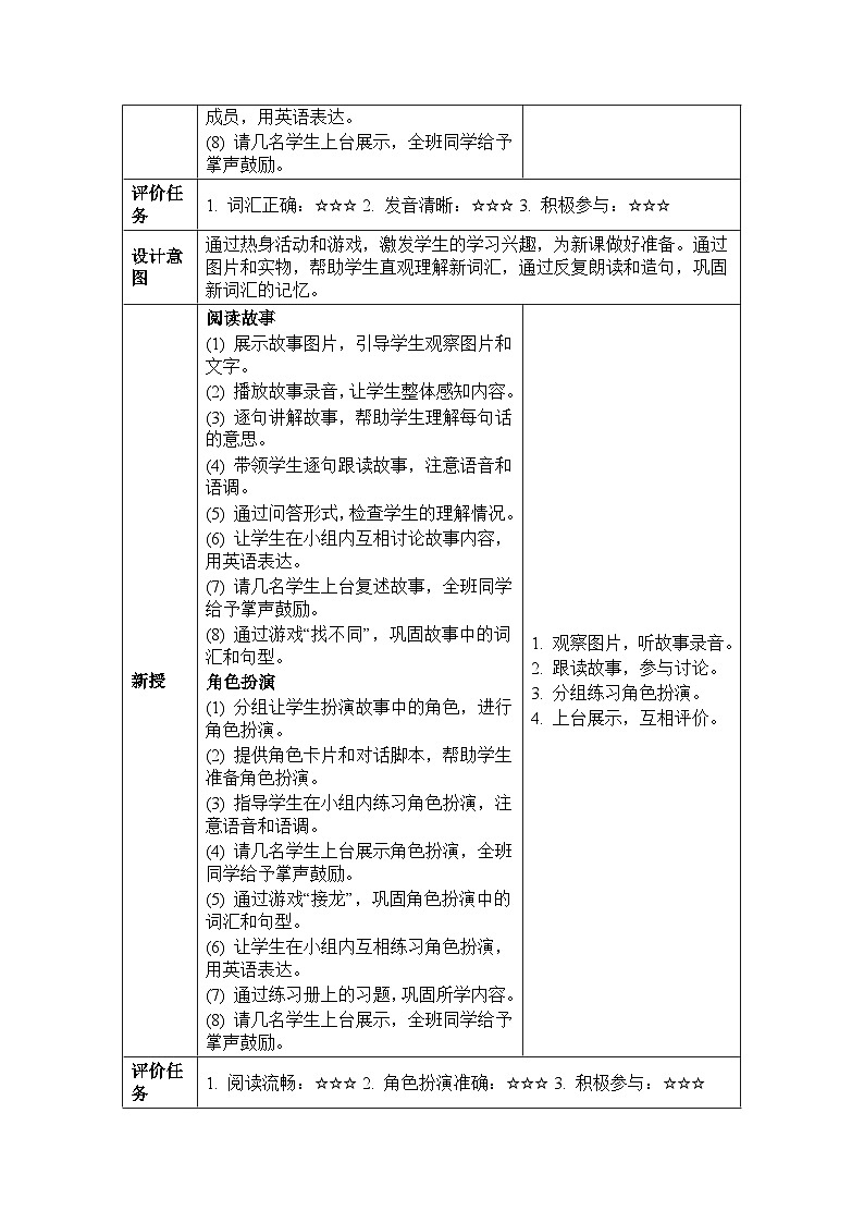 Unit 3 My family Story Time（教学设计）-2024-2025学年人教精通版（2024）英语三年级下册第3页