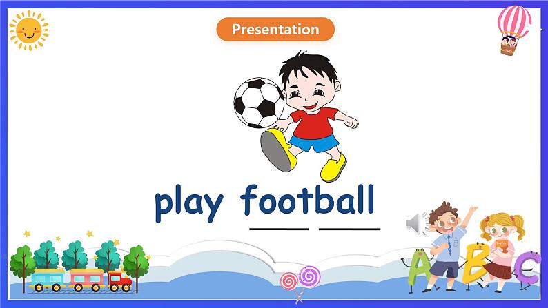 人教版（新起点）英语二年级下册 Unit1《Playtime》Lesson 1 课件第5页