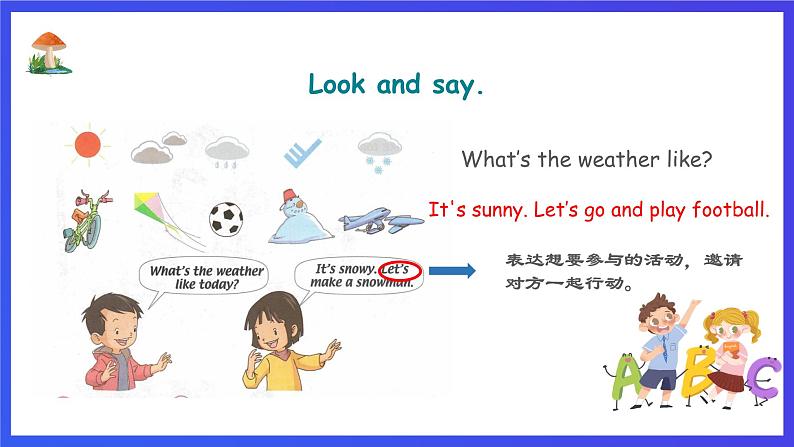 人教版（新起点）英语二年级下册 Unit2《Weather》Lesson 3 课件第6页